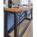 Aparador de Ferro com Madeira Design Tubos 1,20 x 0,40 - 10042