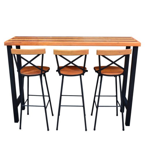 Bancada em Ferro e Madeira Linha Industrial - 10289 Bancada em Ferro e Madeira Linha Industrial - 10289