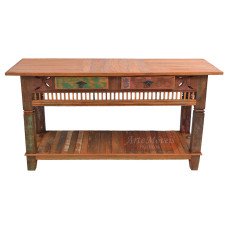 Aparador 1,50 x 0,50 com Saia "Palito" em Peroba Rosa - 45803