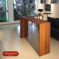 Aparador em viga 1,60 x 0,40 "Plainado" em Peroba Rosa - 45919