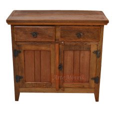 Buffet 0,85 x 0,80 Duas portas em Peroba Rosa - 46916