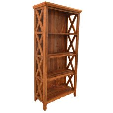 Estante 0,95 x 1,80 "X" em Peroba Rosa - 47777