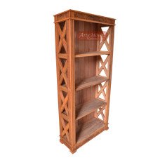 Estante 1,80 x 0,80 "Entalhada" em Peroba Rosa - 45254