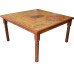 Conjunto Mesa 1,50 x 1,50 "Marchetada" com Oito Cadeiras Country G - 45681