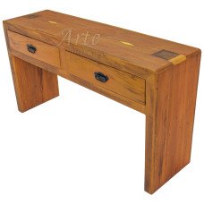 Aparador 1,50 x 0,43 Plainado Linha Reta em Peroba - 4890