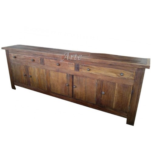 Buffet Rústico 2,50 x 0,50 Linha Reta - 1428