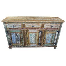 Buffet 1,50 x 0,40 Com Tinta em Peroba Rosa - 3301