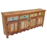 Buffet com tinta 2,00 x 0,40 em Peroba - 4414-2