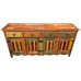 Buffet 1,77 x 0,42 Com Tinta 4 Gavetas 4 Portas em Peroba Rosa - 4597