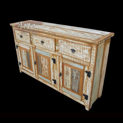Buffet com Tinta 1,50 x 0,50 em Peroba Rosa - 5062