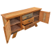 Buffet / Rack 1,60 x 0,40 com tinta 2 portas e 3 gavetas em Peroba Rosa - 47791