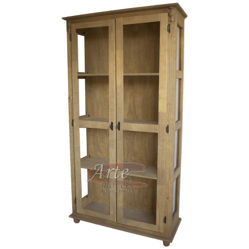 Cristaleira com Portas em Taeda - 5110