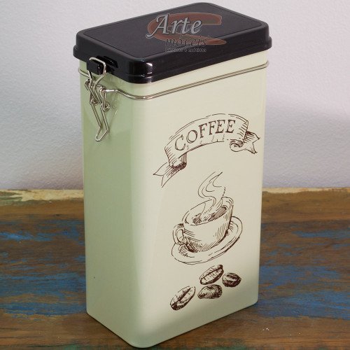 Pote Vedado "Coffee" em Metal - ST1168C