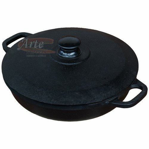 Paella 27 x 34 Com Tampa de Ferro Fundido - 6508-FS