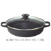 Paella 31 x 39 Com Tampa de Vidro em Ferro Fundido - 6551-FS