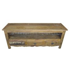 Rack Mineiro 1,50 x 0,40  Rústico com Tinta em Peroba Rosa - 1930-2