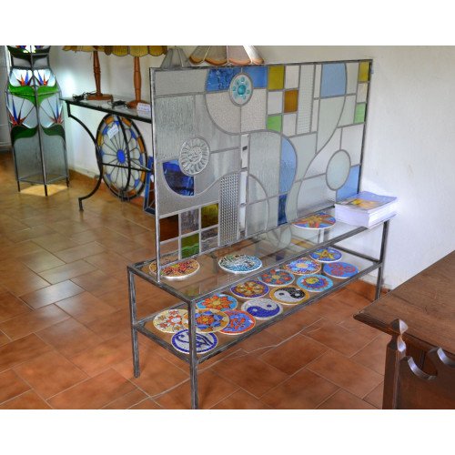 Divisória em Vitral Artístico - 43946