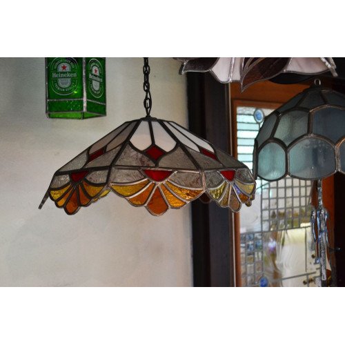 Lustre em Vitral Artístico Autêntico - 44011