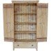 Armario 2,00 x 1,04 Branco Provençal Entalhado - 2894