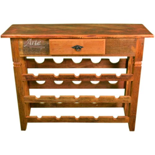 APARADOR ADEGA RUSTICO 1,00 X 0,30 PEROBA ROSA - 4658
