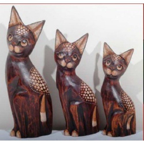 Trio de Gatos Bali- 1723