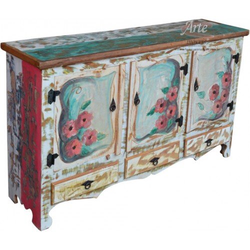 Buffet 1,55 entalhado 3 portas e 3 gavetas inferiores - 3223