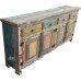 Buffet com Tinta 2,00 x 0,40 em Peroba Rosa - 4414