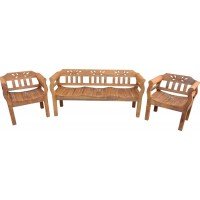 Conjunto Marquesa  Banco 3 Lugares com 2 Poltronas - 4428